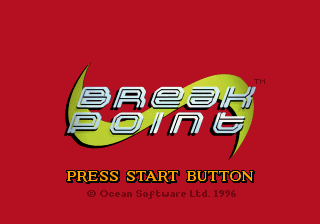 Break Point Tennis Title Screen